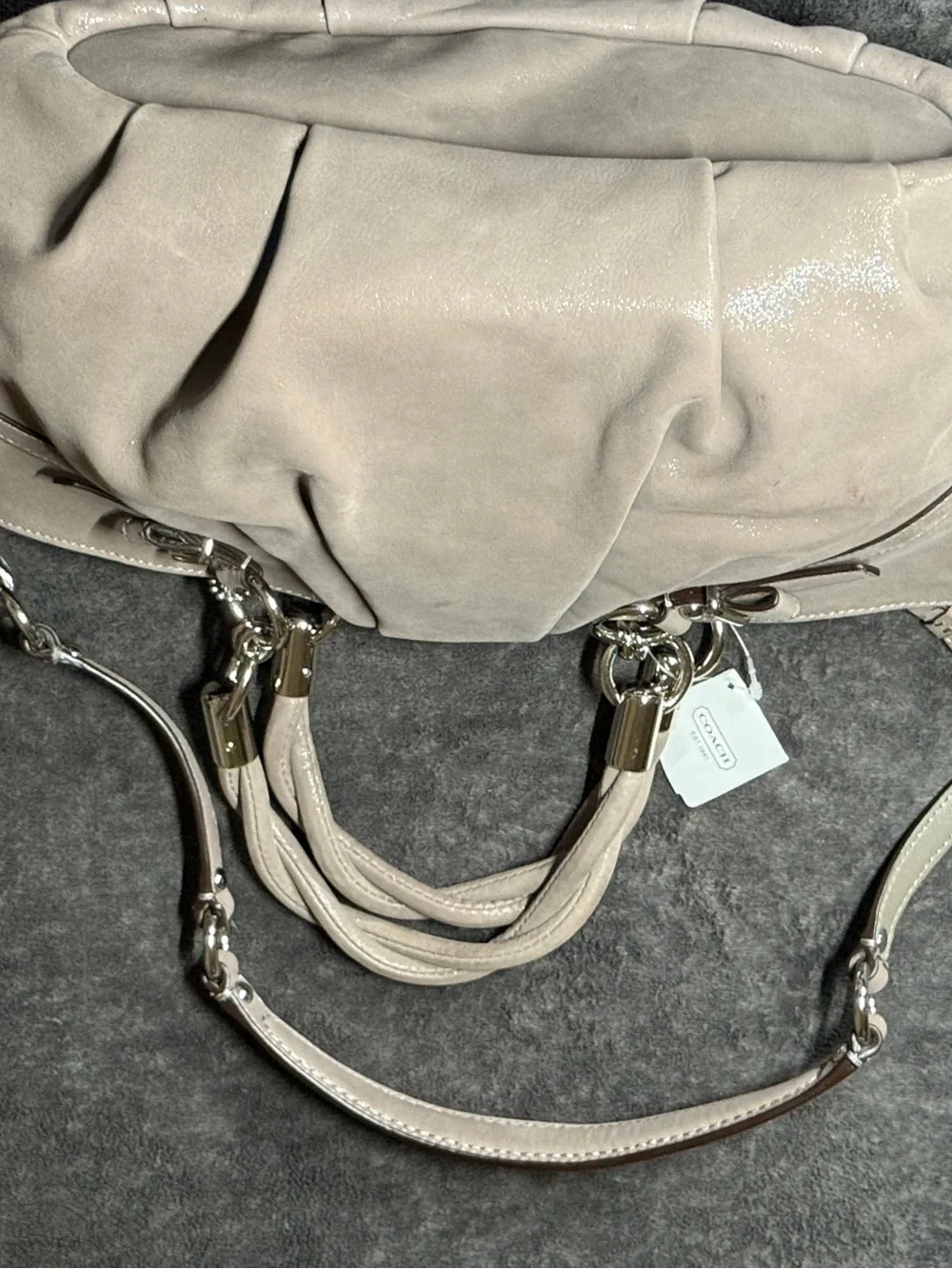 Coach Madison Sophia Metallic Leather Bag